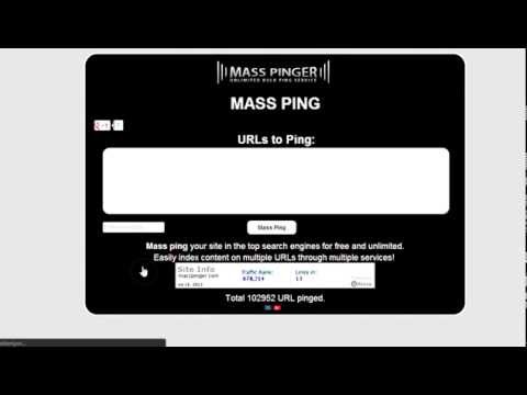 Mass Pinger – Free Mass Ping Service